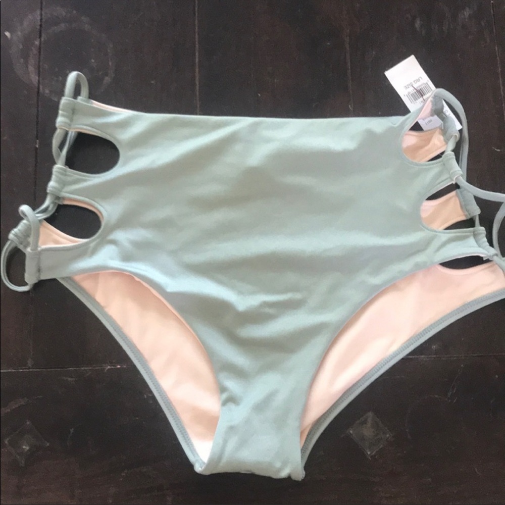 Kendall and Kylie high waist bikini bottoms lg